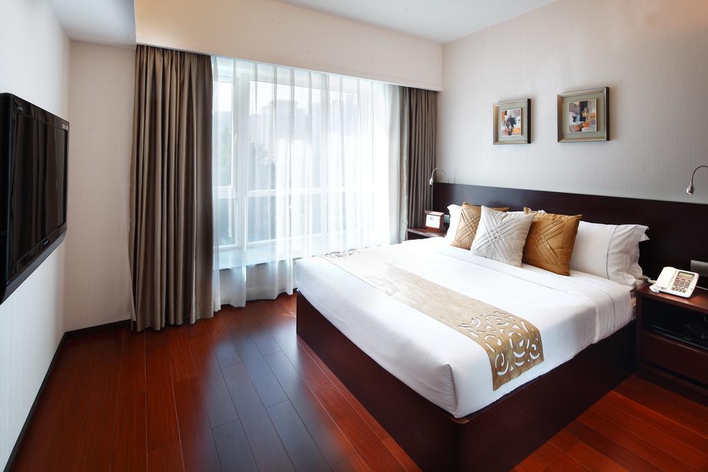 Yuwa Hotel Kanton Zimmer foto